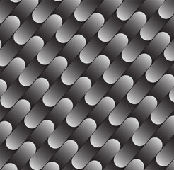 Abstract Dynamic Rounded Lines Seamless Pattern Vector Background