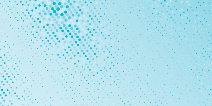 Blue halftone pattern abstract background for fabric style. Abstract dotted blue background texture. Futuristic abstract background for design. Color circles with a gradient fill. 3d illustration.
