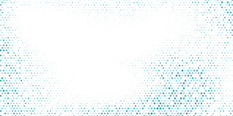 blue and green dots over white background. circles halftone design. template pattern for web pages.