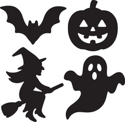 Obraz premium vector illustration of a halloween vector illustration of halloween pumpkin halloween pumpkin vector