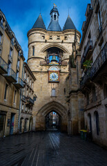 Naklejka premium Beautiful downtown Bordeaux in France