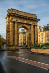 Beautiful downtown Bordeaux in France