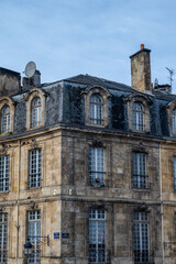 Beautiful downtown Bordeaux in France