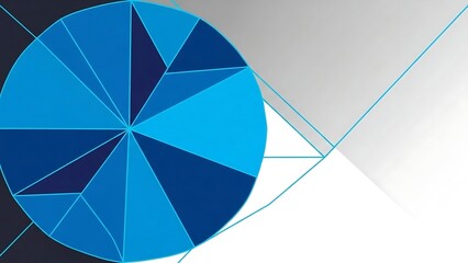 Business Finance Statistics Pie Chart Graph.