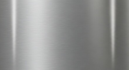 Close-up view of a brushed metallic surface with vertical reflections and a subtle texture.