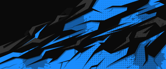 car livery graphic vector with exclusive colors. abstract grunge background design for vehicle vinyl wrap and sports car, racing car, jersey, and banner