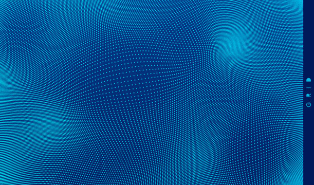 Cover design template. Connection structure. Abstract science or technology background. 3D grid surface. Vector illustration for card, banner, flyer, poster or brochure.