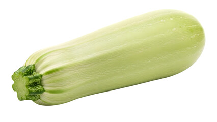 A white eggplant isolated on transparent background for culinary and vegetable reference