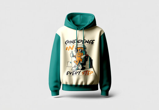 Confidence in Every Step Coffee Character Graphic for Tshirt Print