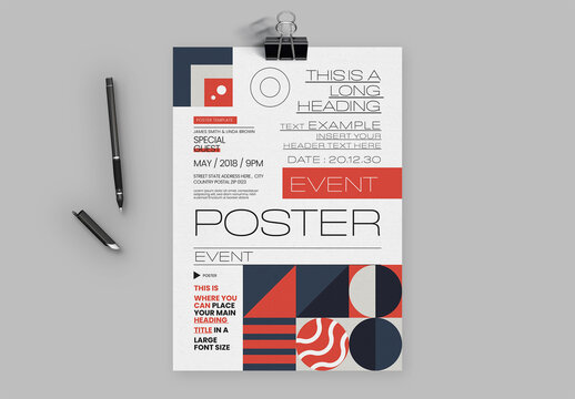 Creative Corporate Event Poster Template
