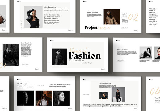 Minimal Presentation Design Layout
