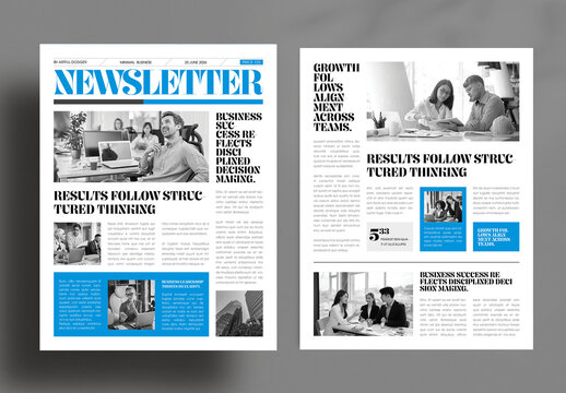 Professional Business Newsletter Template