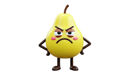 Angry Pear Character