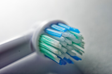 Electric Toothbrush Replacement Head Macro