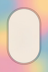 Fototapeta premium Vibrant gradient background with rounded frame for creative projects