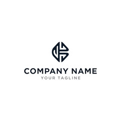 Naklejka premium Company Logo Design Template with Tagline.