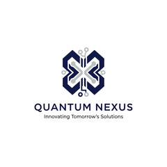 Quantum Nexus Logo Design Element.