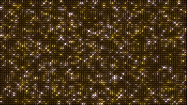 ゴールド　金　リッチなドットキラキラの背景動画