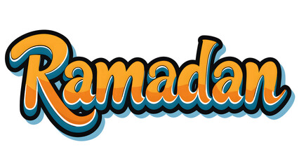 Elegant Ramadan Typography Design with Islamic Calligraphy & Festive Glow