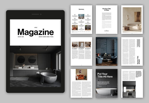 Digital Magazine Layout