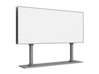 Obraz premium Modern flat screen television on stand isolated on transparent background