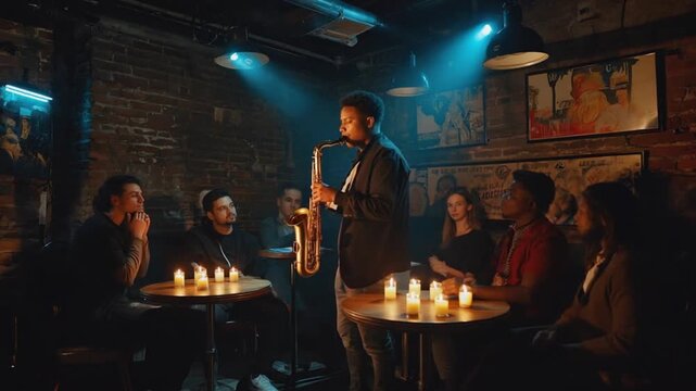 Jazz club in New Orleans.