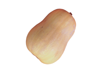 Calabaza moscada entera y cruda aislada 