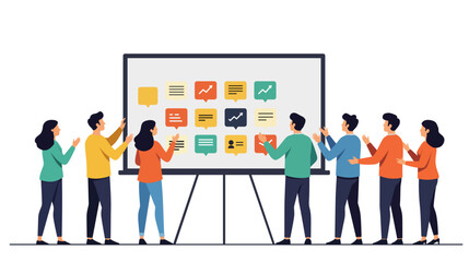 Business team project management office board