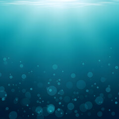 Serene underwater scene