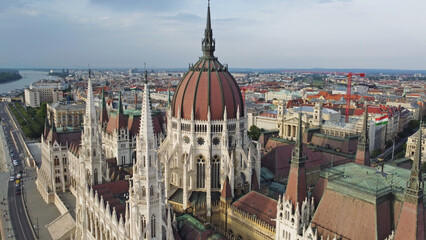 Hungarian Parliament building in Budapest