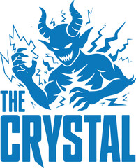 Vector illustration set featuring a black horse silhouette, blue dragon tattoo design, and abstract background art as a decorative nature icon