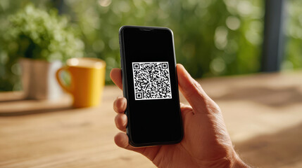 Digital literacy intelligence science imagination future smartphone screen qr code scan calm digital literacy intelligence science imagination