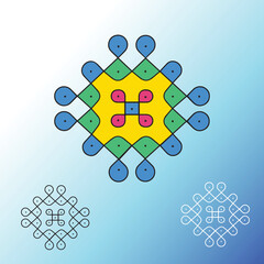 kolam vector
