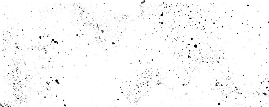 Speckle grain dot texture with distress noise effect.  grunge dust, grit, and dirt overlay. Vector illustration on isolated background.