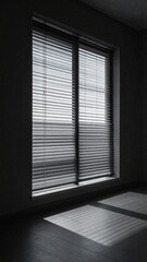  Soft Dusty Light on Empty Wall.Desaturated cinematic still.