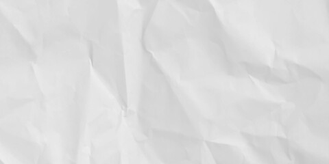 Obraz premium Abstract white crumpled and creased recycle paper texture background