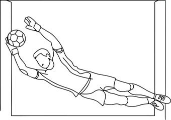 Sports Player Action Sketch