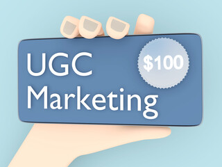 UGC Marketing concept