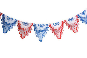 Patriotic banner design isolated on transparent background