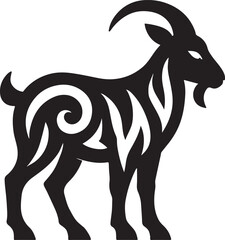 Obraz premium Vector silhouettes of wild and domestic animals for design use.