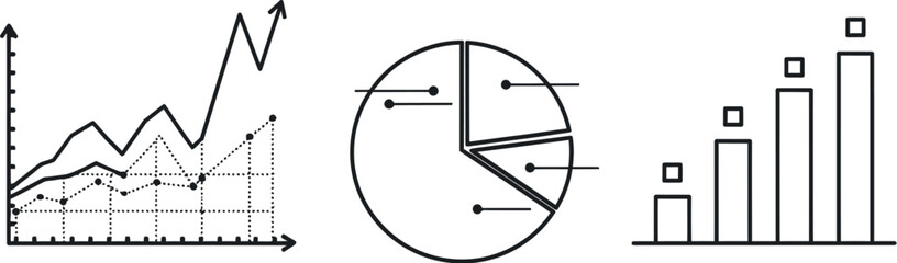 Data visualization through various charts and graphs