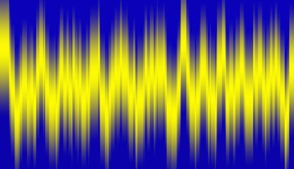 Abstract bright yellow blue background, texture, 
ornament. Fashionable beautiful wallpaper, 
color pattern for notebook cover, copybook, paper, 
packaging in form decorative signal lines, waveform. 