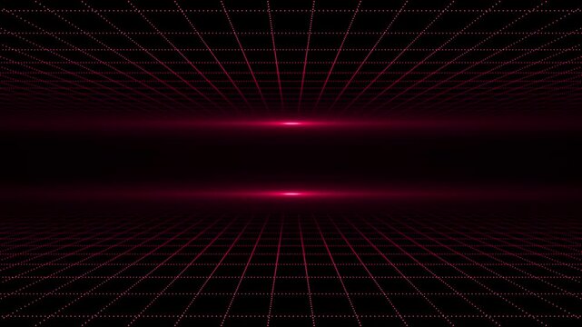 Magenta red color grid pattern modern design loopable seamless black grid background 