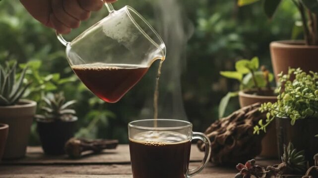 glass of coffee