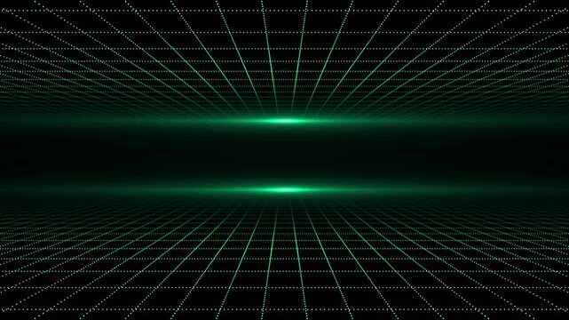 Turquoise color grid pattern modern design loopable seamless black grid background 