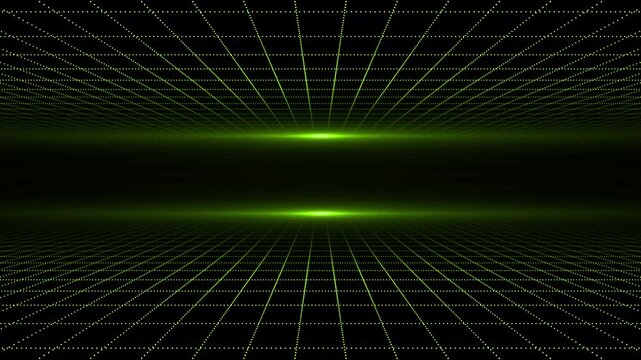 Lime green color grid pattern modern design loopable seamless black grid background 