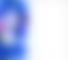 Fototapeta premium Abstract aquamarine-white blurry background.