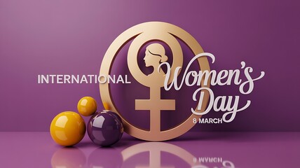 International womens day celebration concept illustration
