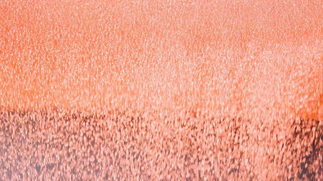 Flowing abstract orange pattern creating dynamic beauty with vibrant movement