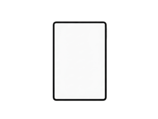 Minimalist digital tablet icon design for technology concept
